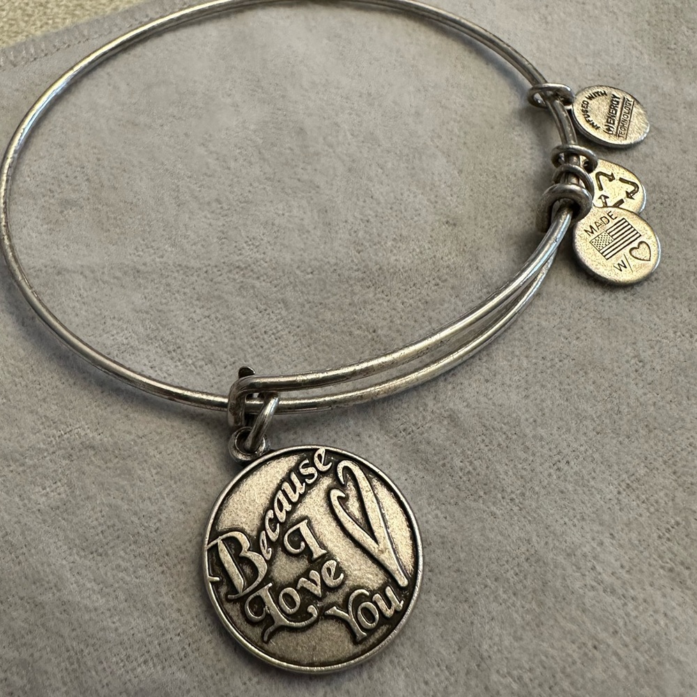 Alex and Ani Because I Love You Bangle Bracelet